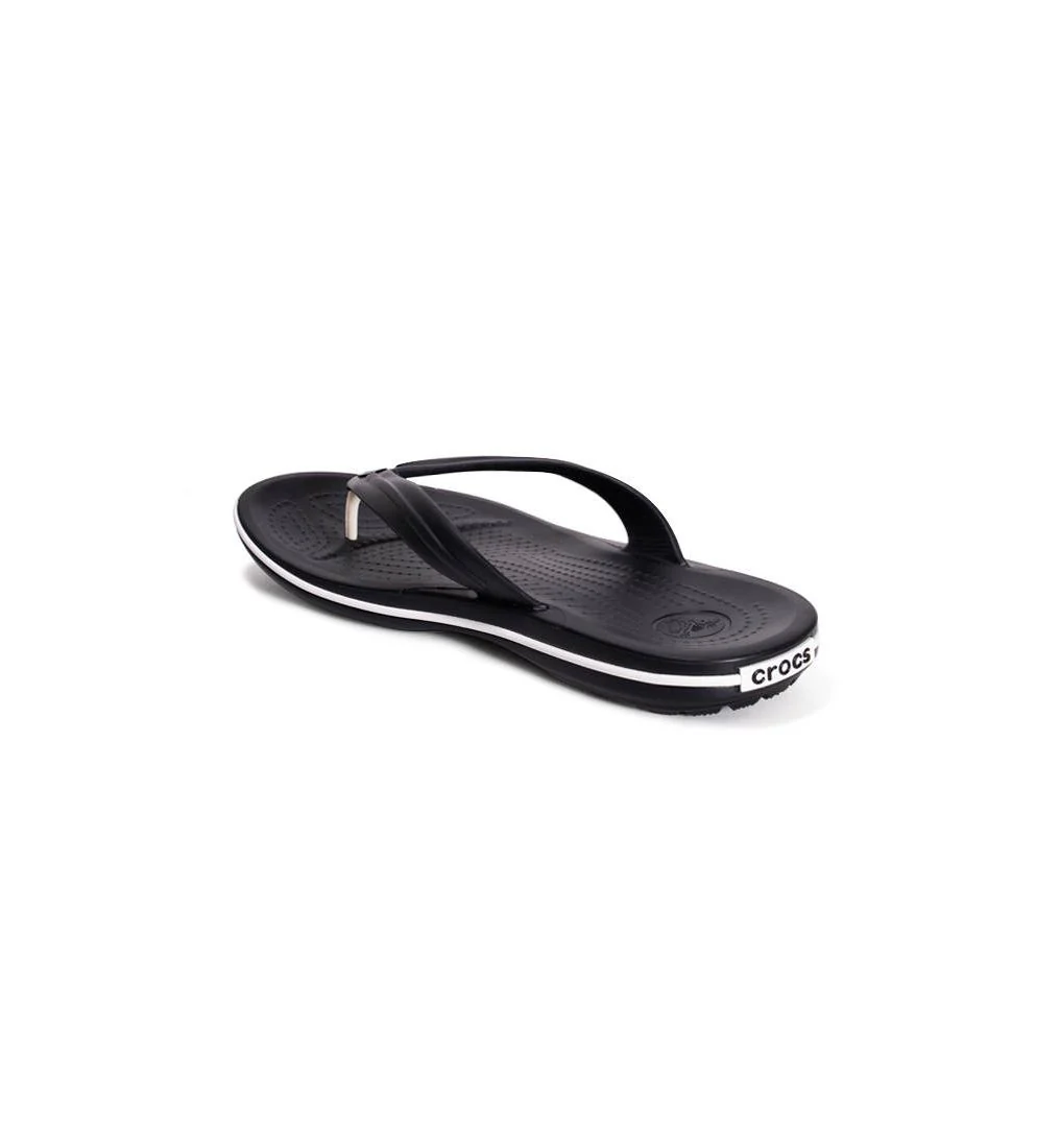 CROCS Crocband Flip Unisex Sandals - Black - US M10/W12