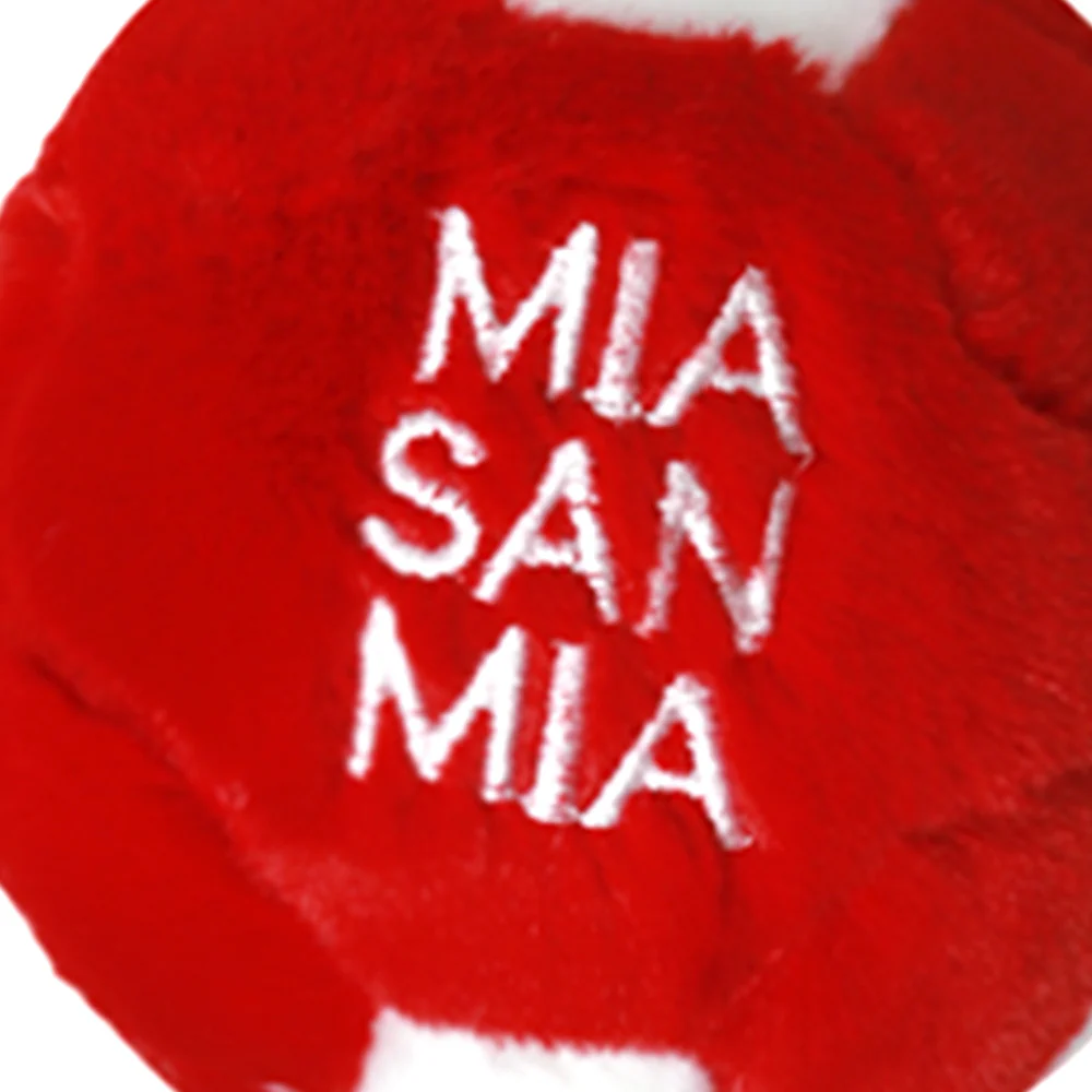 FC BAYERN MUNCHEN Football Plush Toy Keychain - Red - ONE SIZE