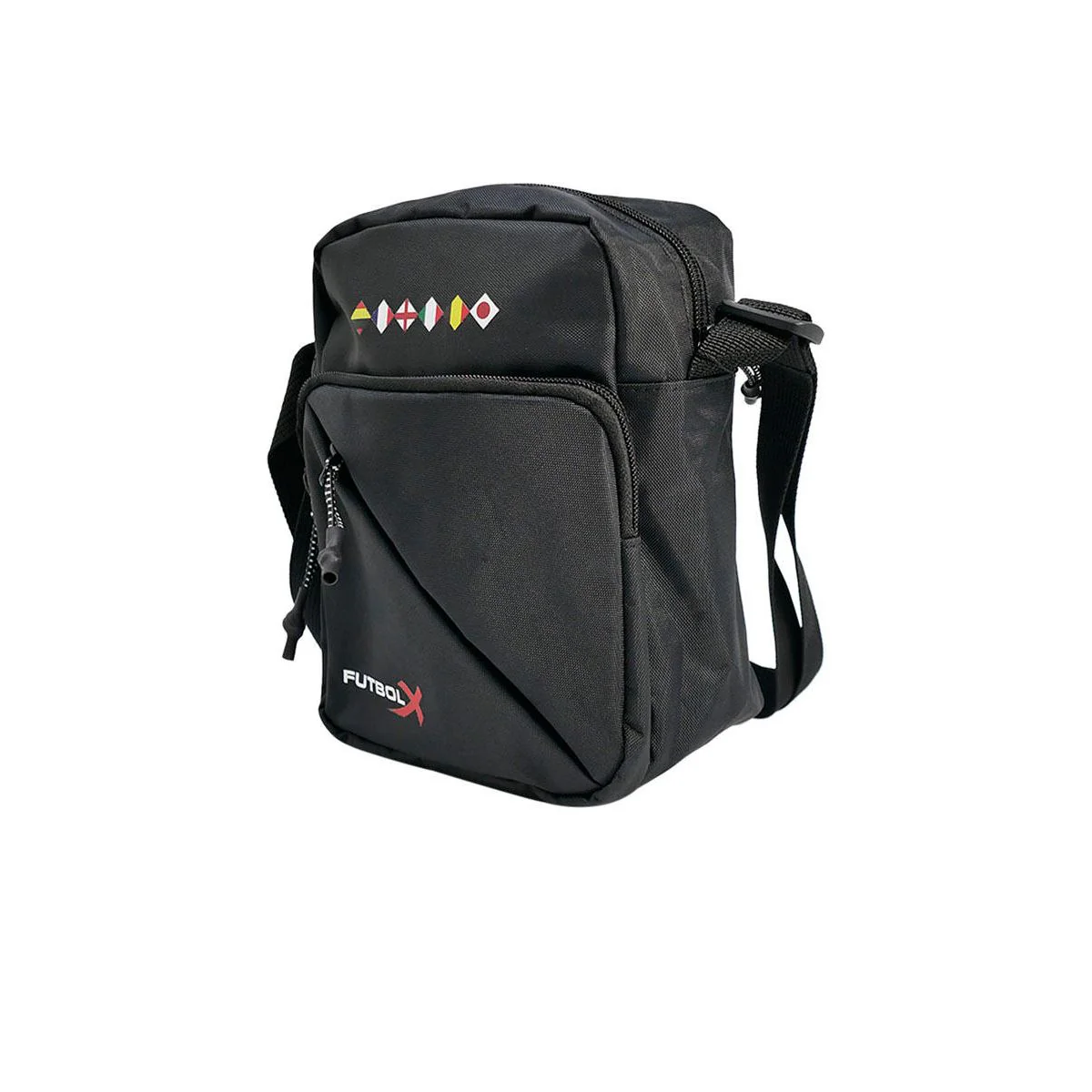 FUTBOLX FB22FFBAGU01BK Unisex Crossbody Bag - Black - ONE SIZE