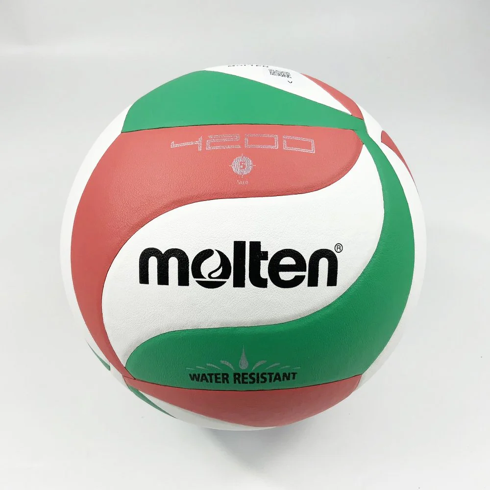 Molten วอลเลย์บอล V5M4200 ลูกวอลเลย์ หนัง PU ไม่ดูดซับน้ำ เหมาะกับสนามกลางแจ้ง มีมอก. - Multi color - Volleyball Size 5