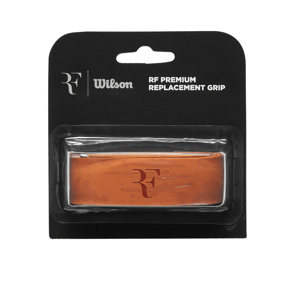 WILSON RF Premium Replacement Tennis Overgrip - Brown - ONE SIZE