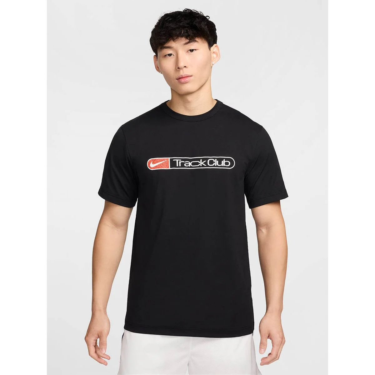 NIKE Hyverse Track Club Men's Running T-Shirt - Black - L (ASIAN SIZE)