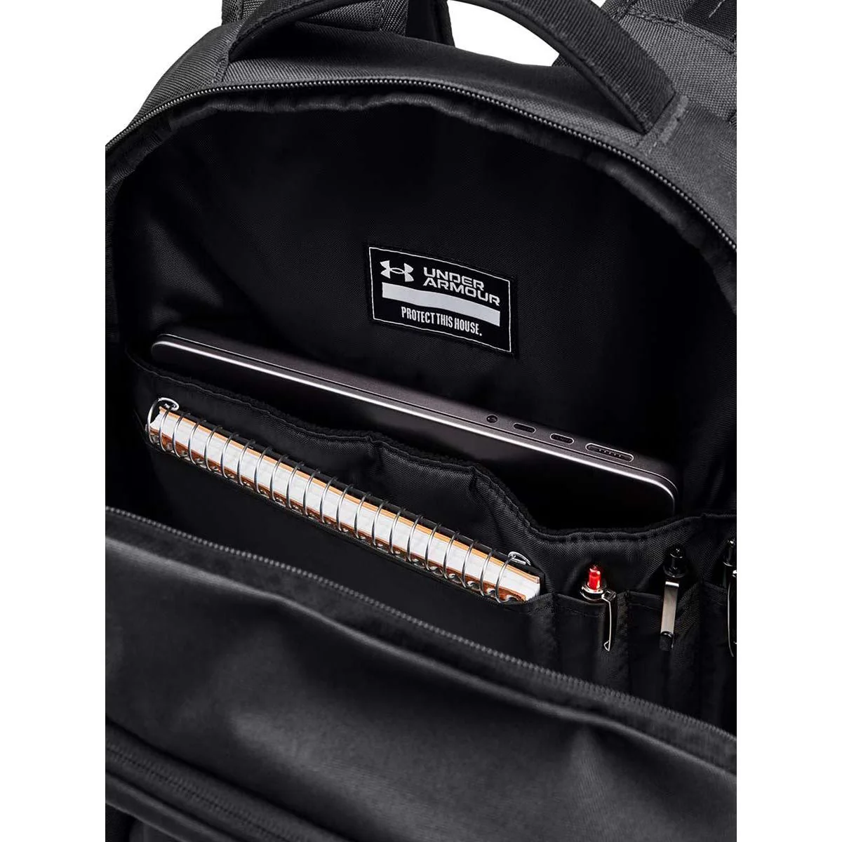 UNDER ARMOUR Hustle 6.0 Pro Unisex Backpack - Black - ONE SIZE