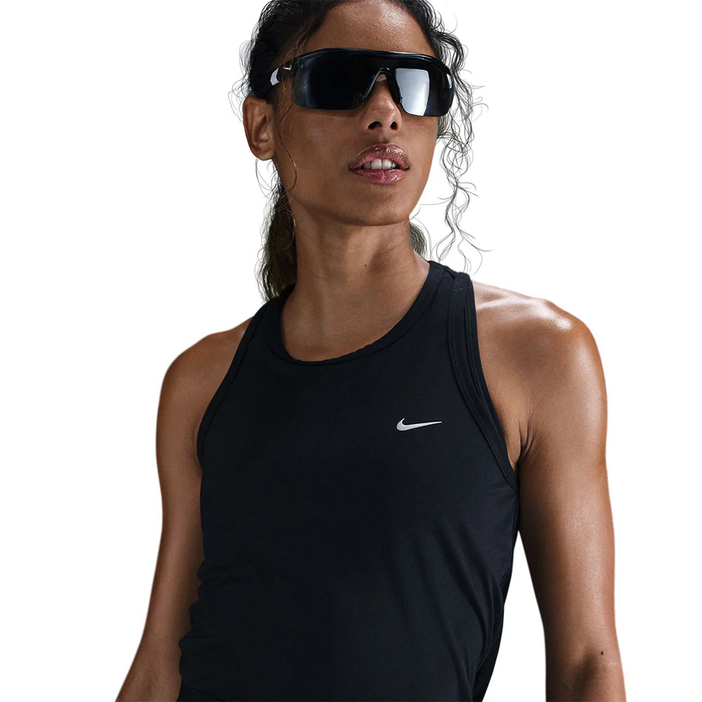 NIKE Tempo Women's Running Tank - Black - L (US SIZE)