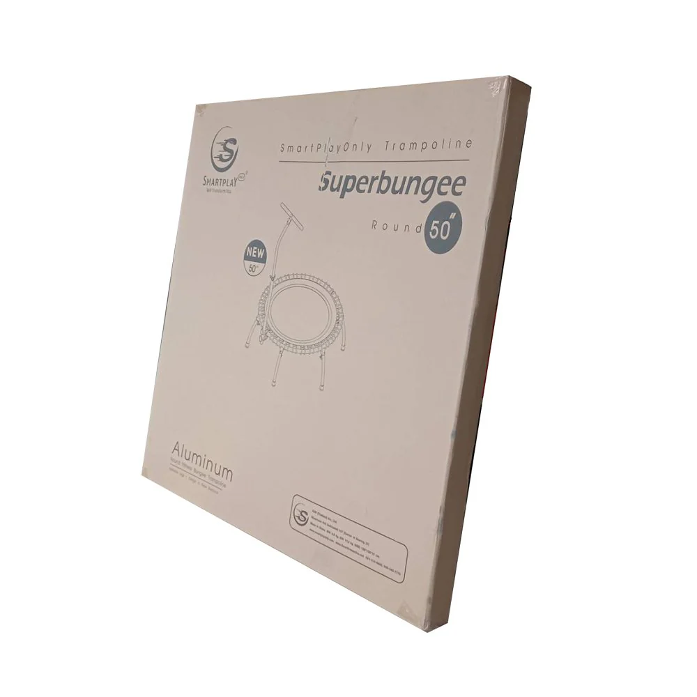 Smartplayonly แทรมโพลีนที่กระโดด ซุปเปอร์บาวซ์โปร พับเก็บขาได้ ขนาด 50 นิ้ว สีเหลือง - Yellow - One Size