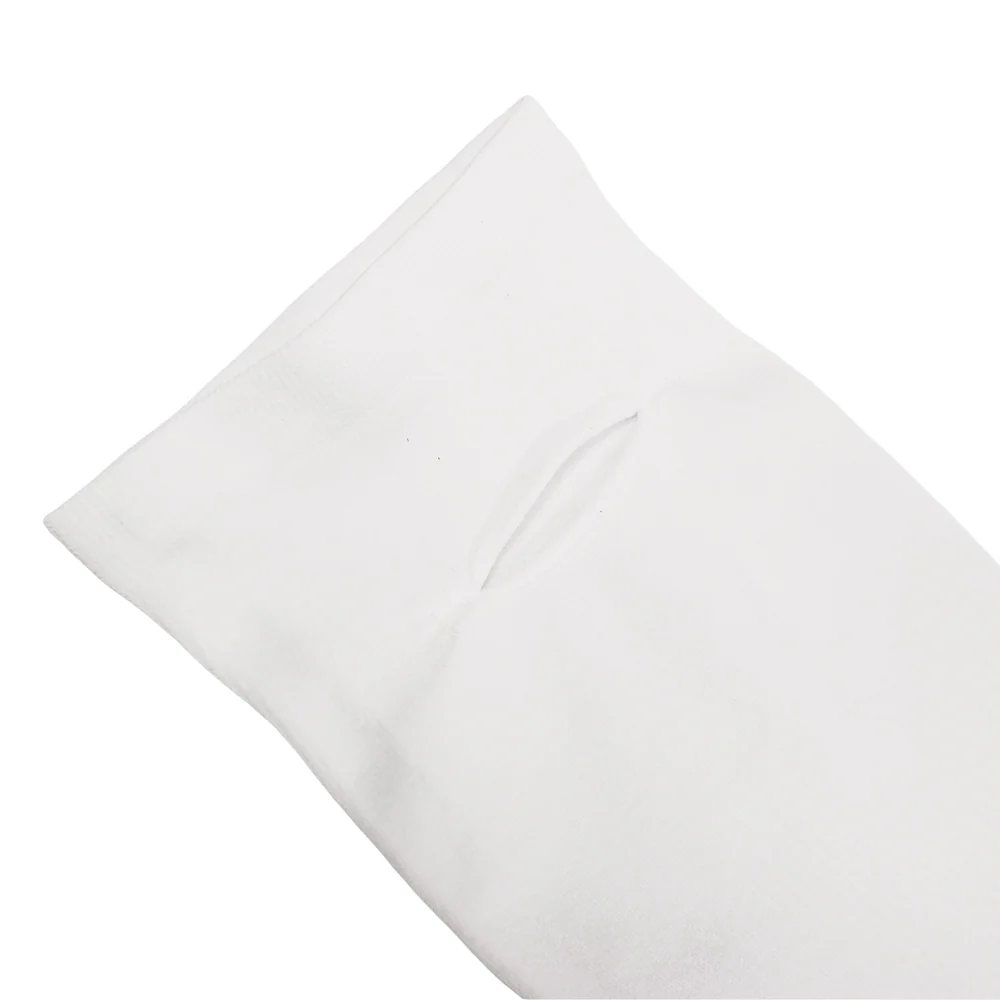 SPIKE White Unisex Running Arm Sleeves - White - ONE SIZE