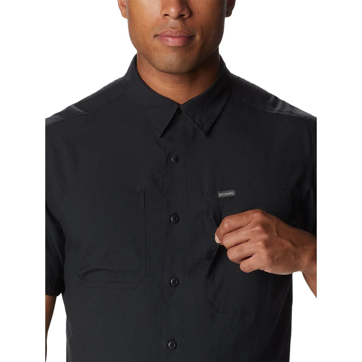 COLUMBIA Silver Ridge Utility Lite Men's Shirt - Black - 2XL (US SIZE)