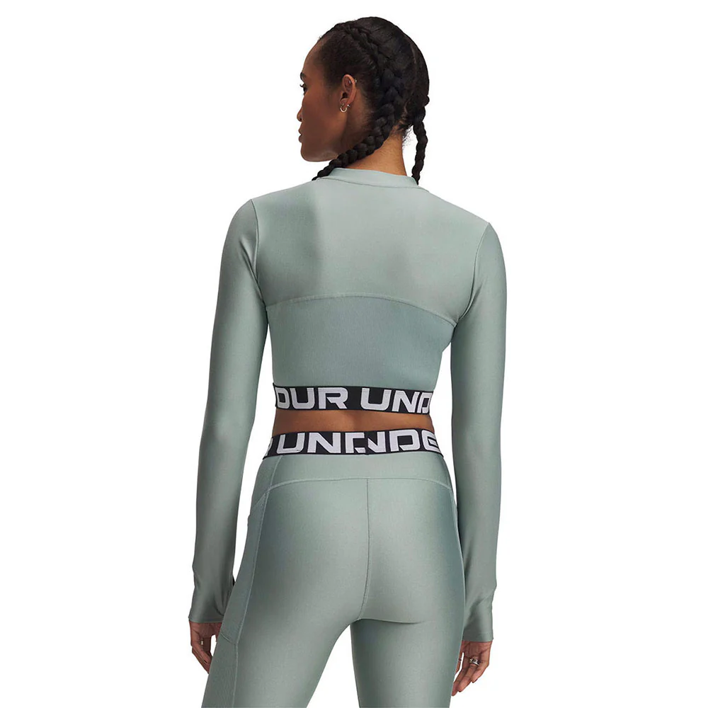 UNDER ARMOUR HeatGear® Rib ¼ Zip Long Sleeve Women's Compression