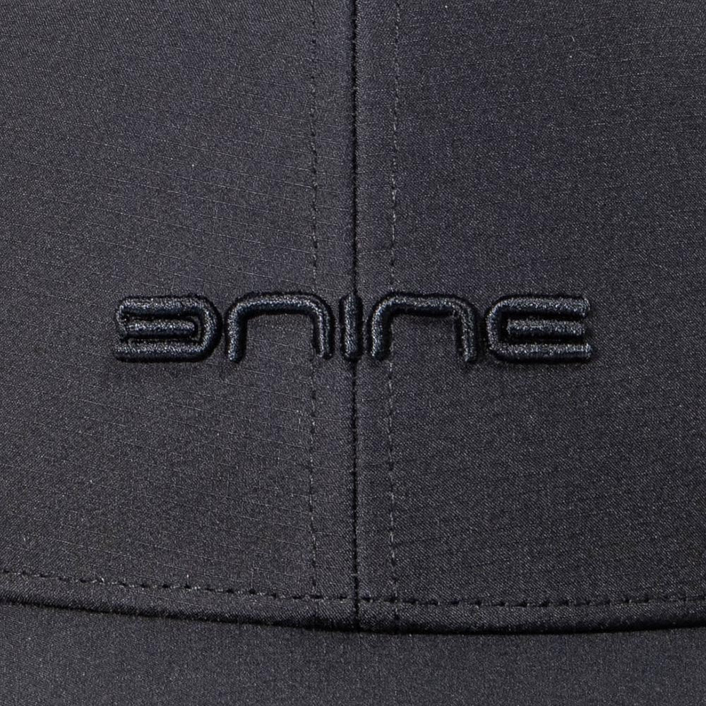 9NINE O1 Black Unisex Golf Cap - Black - ONE SIZE
