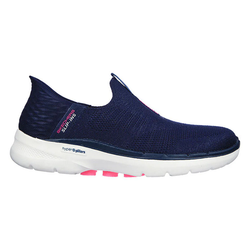 SKECHERS Hands Free Slip-ins: GO WALK 6 - Fabulous View Women's Lifestyle Shoes - Blue - US 10