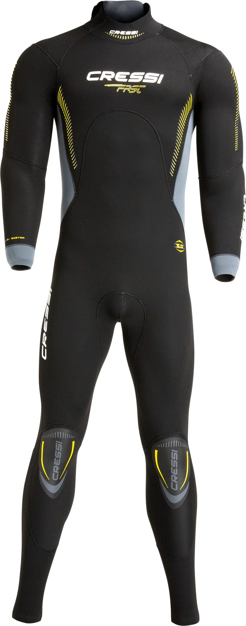 CRESSI Fast Man Monopiece Wetsuit 5mm - Black - L