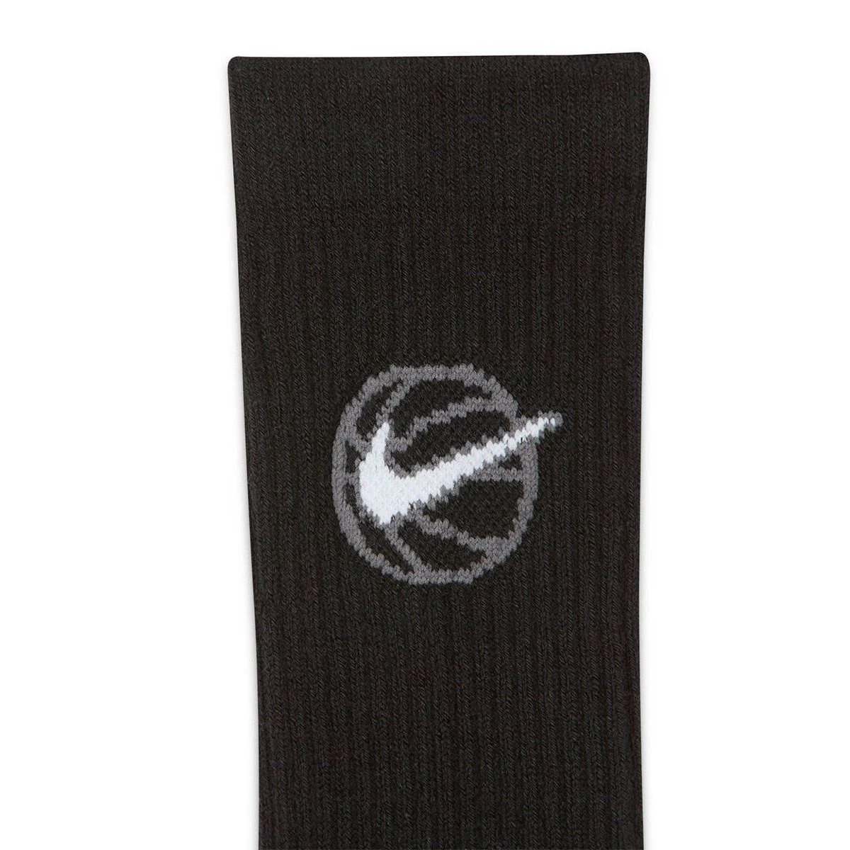 NIKE Everyday Crew Unisex Basketball Socks(3 Pairs) - Black - L (US SIZE)