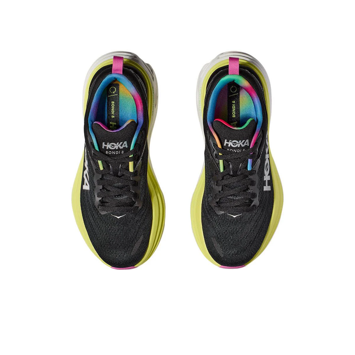 HOKA Bondi 8 Women's Running Shoes - Black - US 6