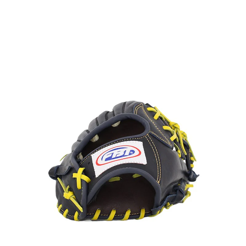 FBT Softball Gloves ถุงมือซอฟบอล Two-Piece 11.75 นิ้ว หนังแท้ Black 74426 - Black - One size
