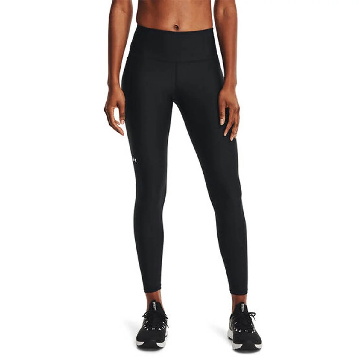UNDER ARMOUR HeatGear® No-Slip Waistband Ankle Women's Training Pants - Black - L (US SIZE)