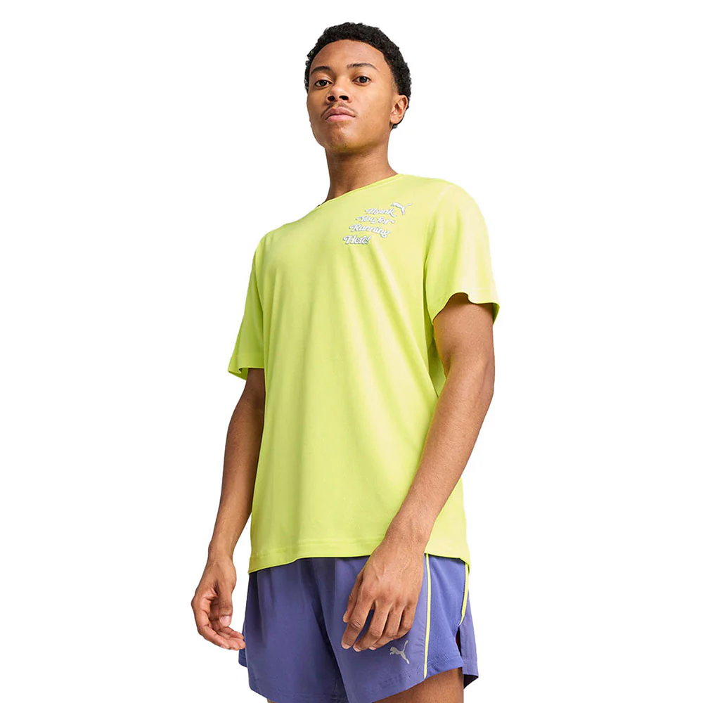 PUMA Graphics Slogan Men's Running T-Shirt