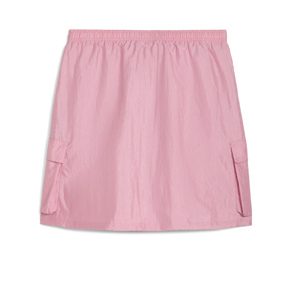 PUMA Bowtique Midi Woven Cargo Girls Skirt