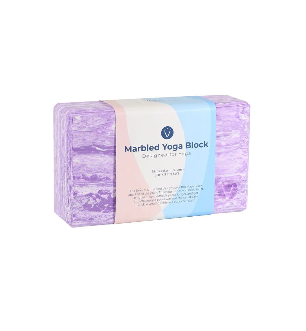 VAKEN Marbled Yoga Block