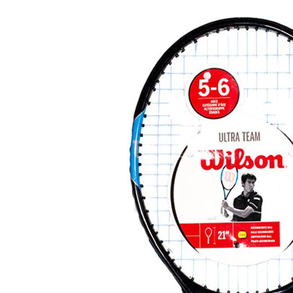 WILSON Ultra Team 21 Kids Tennis Racket - Black - ONE SIZE