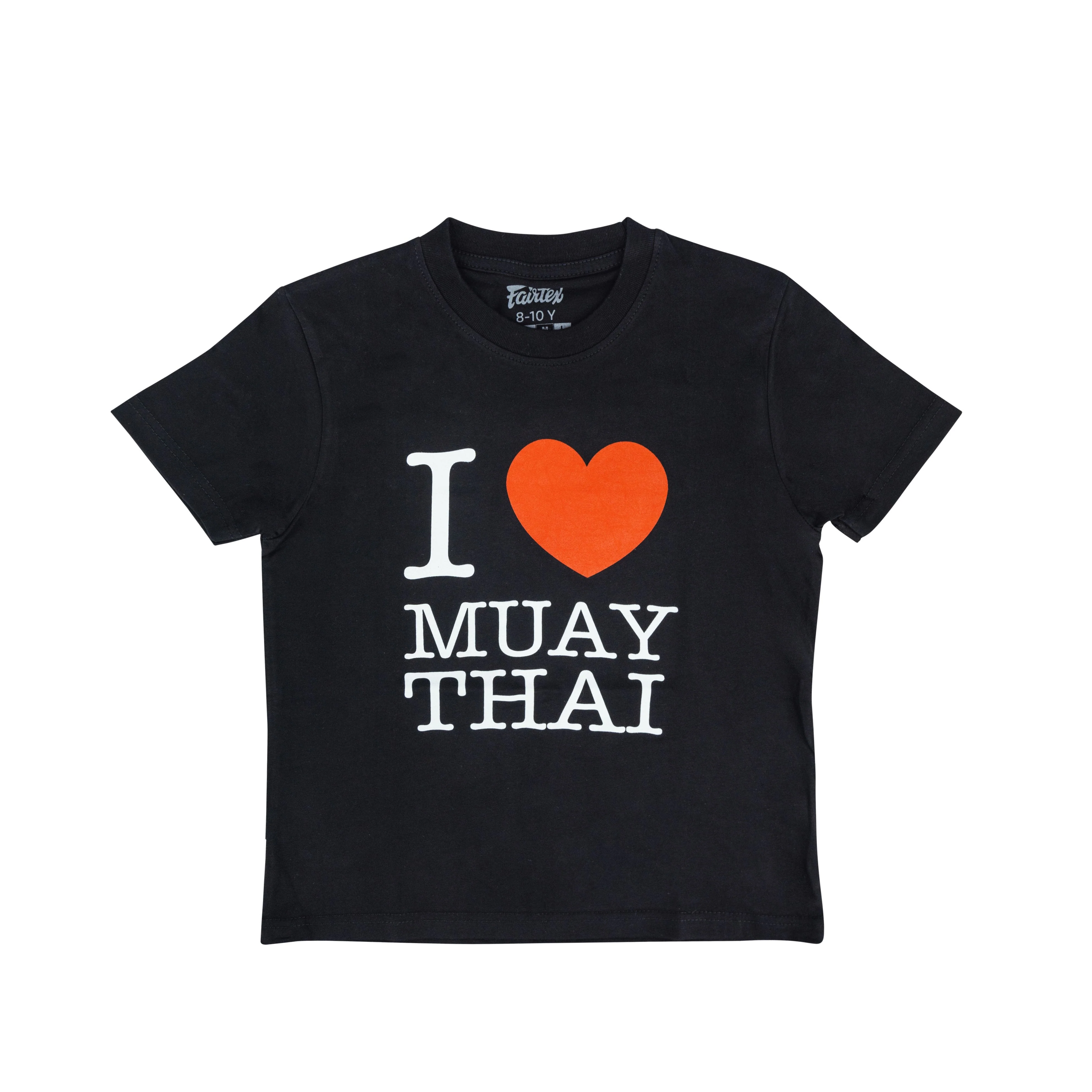 Fairtex Kids T-Shirts - TSTK12 - Black - Black - 10-12 yrs