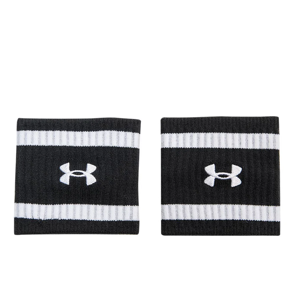 UNDER ARMOUR Lightweight Terry Unisex Wristbands - Black - ONE SIZE