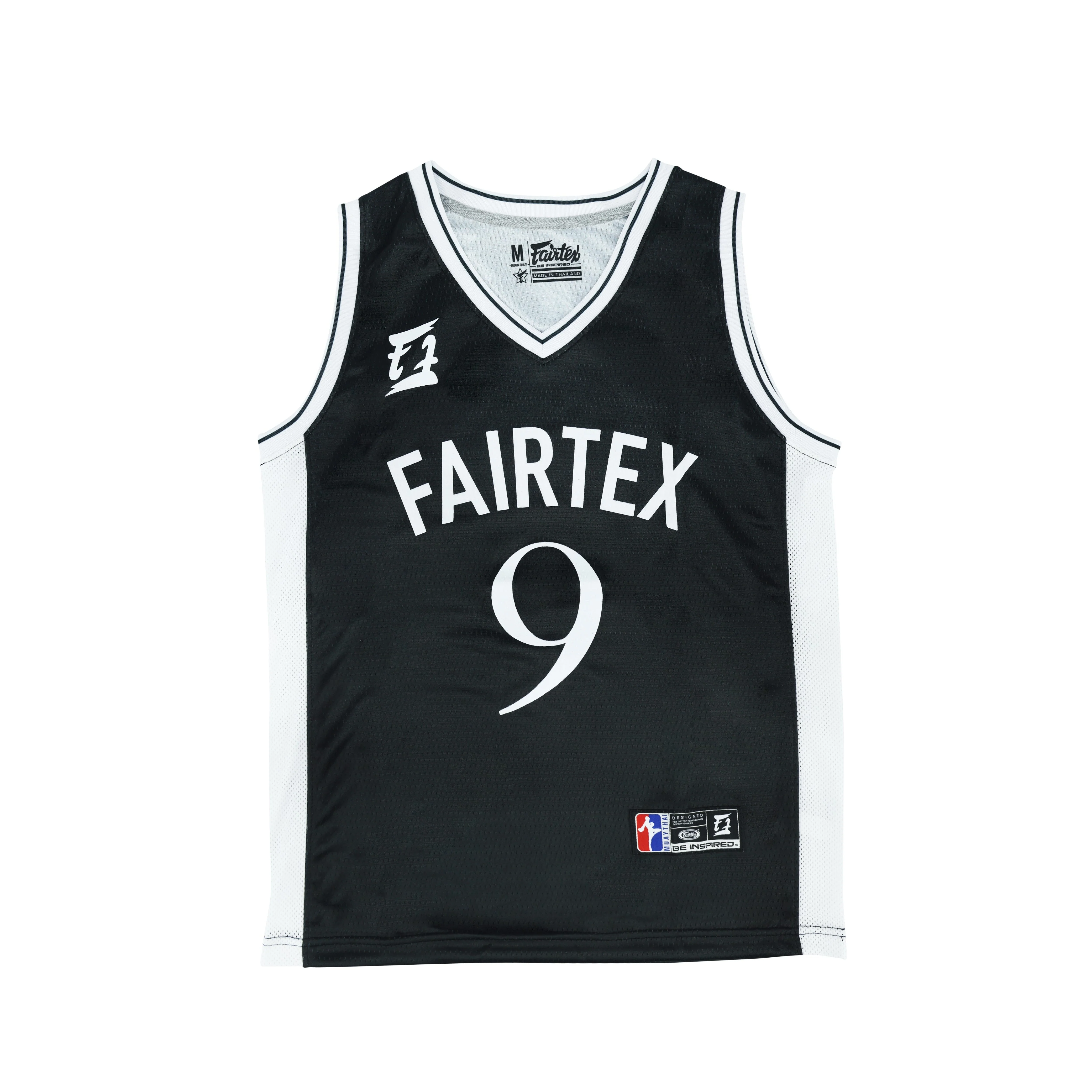 Fairtex Basketball Jersey - JS33 - Black - Black - L