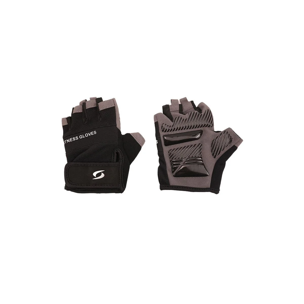 S SPORTS Fitness Men's Training Gloves - Black - L (US SIZE)