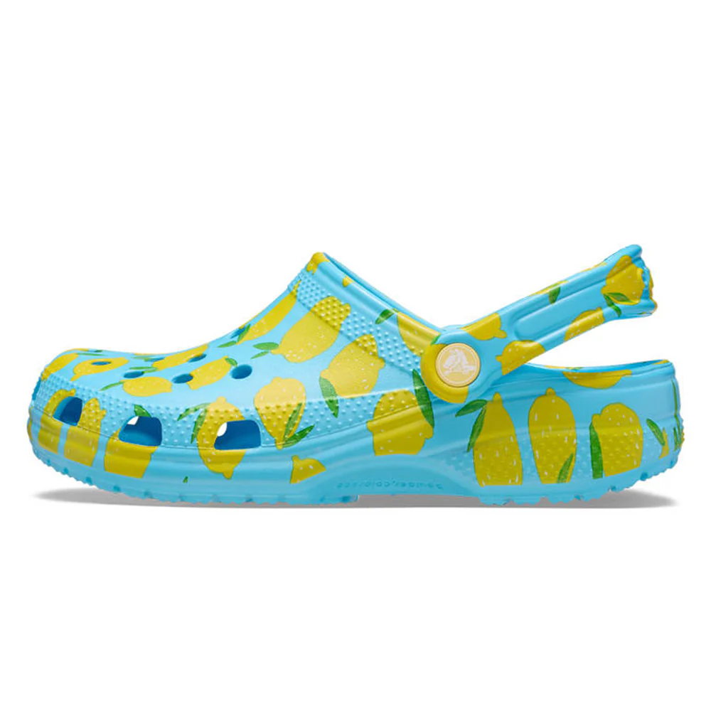 CROCS Classic Fresh Fruits Clog Unisex Lifestyle Shoes - Blue - US M4/W6