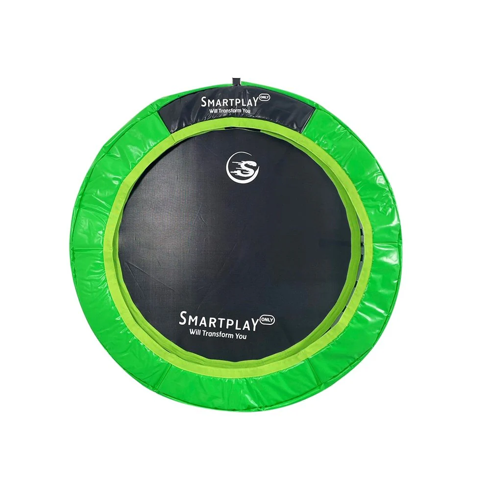 Smartplayonly แทรมโพลีนที่กระโดด รุ่นซุปเปอร์เบาซ์โปร พับเก็บขาได้ ขนาด 55 นิ้ว สีเขียว - Green - One Size