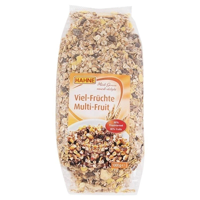 Hahne Muesli Fruit Fravours 1kg. ฮาทเน่มูสลี่ผลไม้ 1กก. - Multi color - One Size