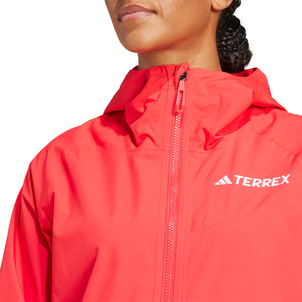 ADIDAS Terrex Multi 2L RAIN.RDY Women's Jacket - Red - 2XL (ASIAN SIZE)