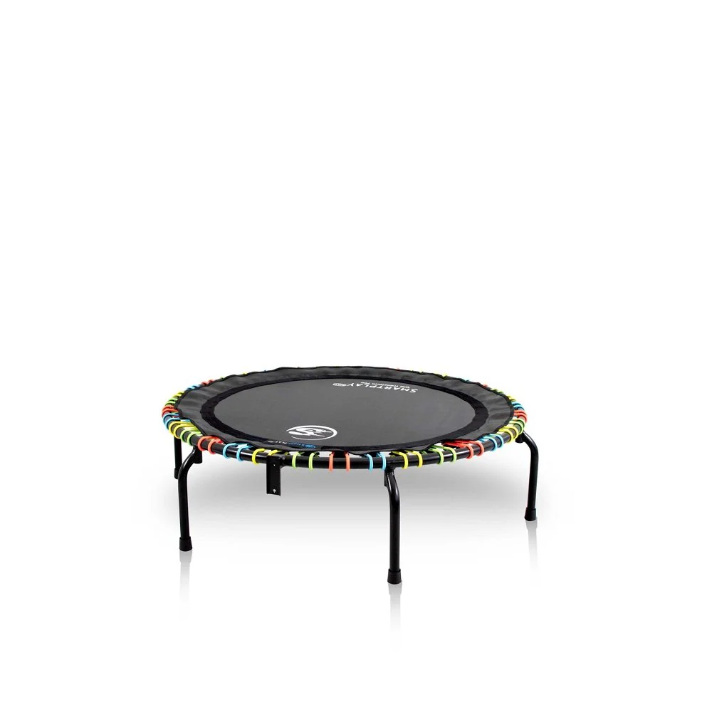 Smartplayonly แทรมโพลีนที่กระโดด รุ่น ซุปเปอร์บันจี้ยางยืด ขนาด 44 นิ้ว ทรงวงกลมขาแมงมุม หลากสี - Multi color - One Size