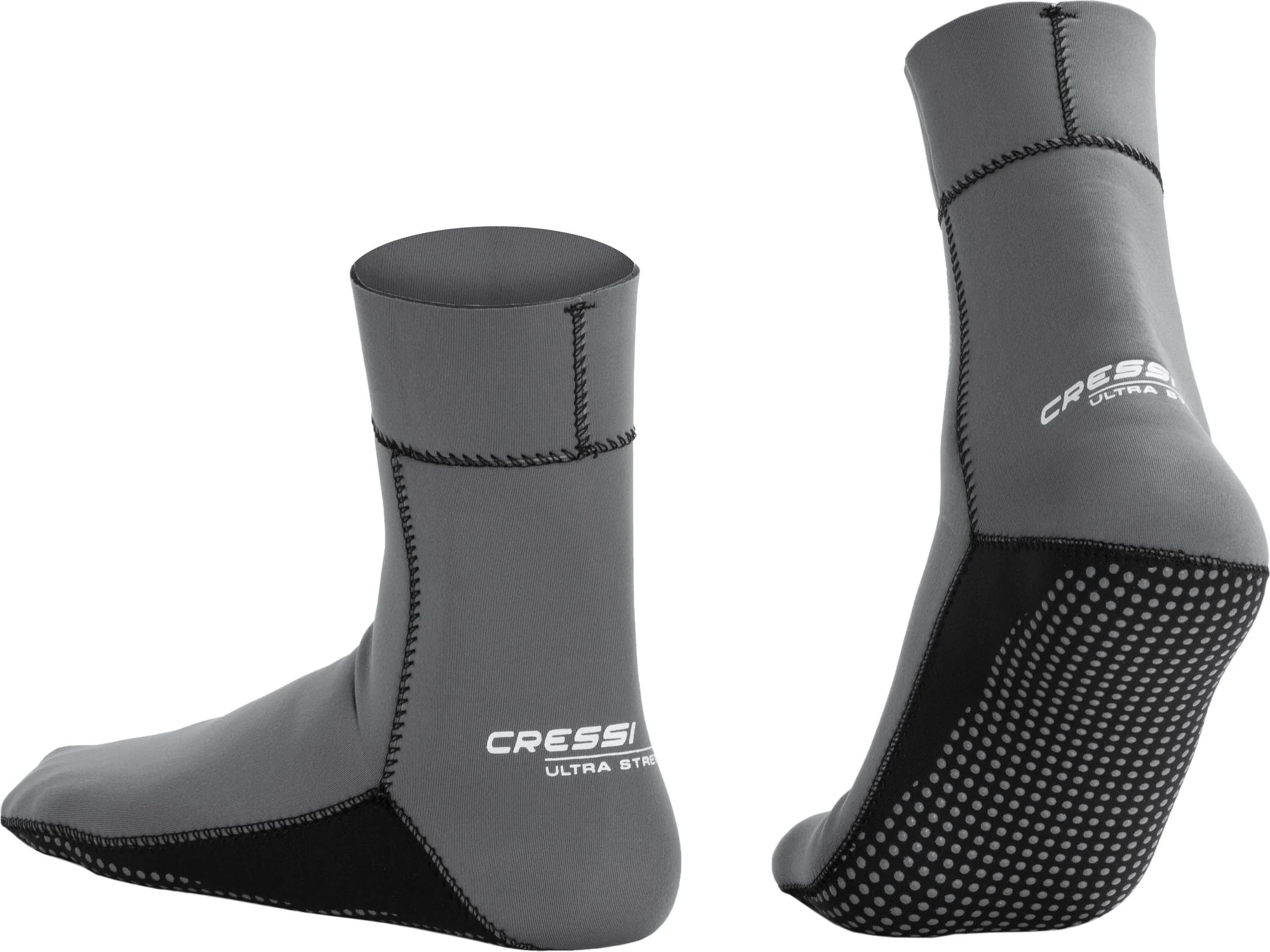 CRESSI Ultra Stretch Neoprene Socks 1.5mm - Grey - L