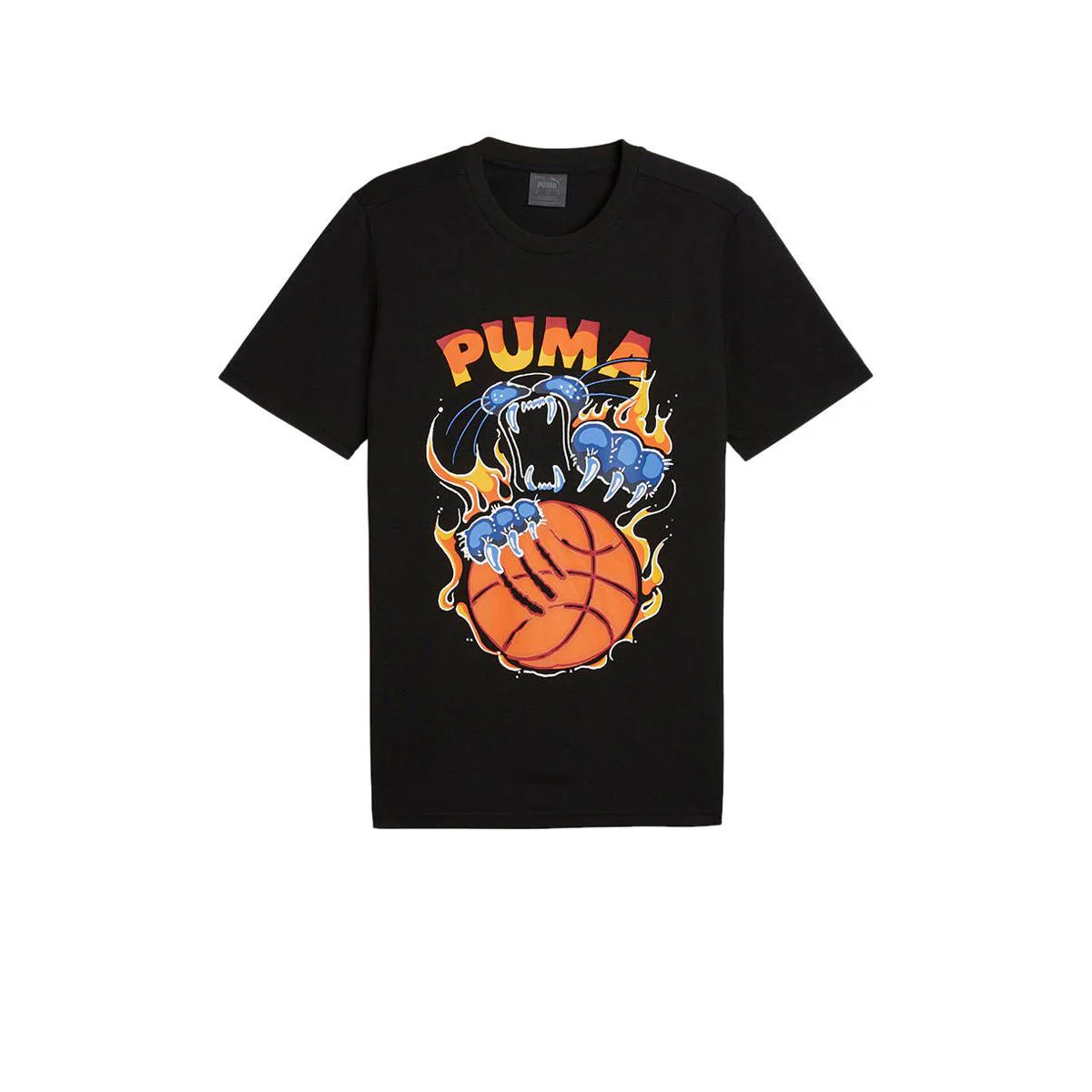 PUMA TSA 6 Men's Basketball T-Shirt - Black - L (UK SIZE)