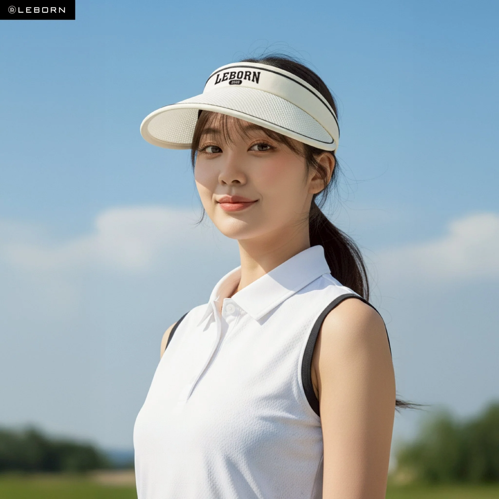 LEBORN หมวก VISOR รุ่น NEO CLASSIC - Multi color - Free Size - Black