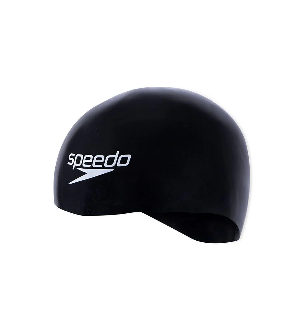 SPEEDO Fastskin Unisex Swim Cap - Black - L (UK SIZE)