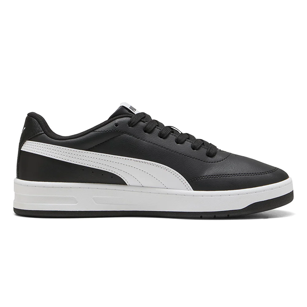 PUMA Court Classic Clean Unisex Lifestyle Shoes - Black - UK 10
