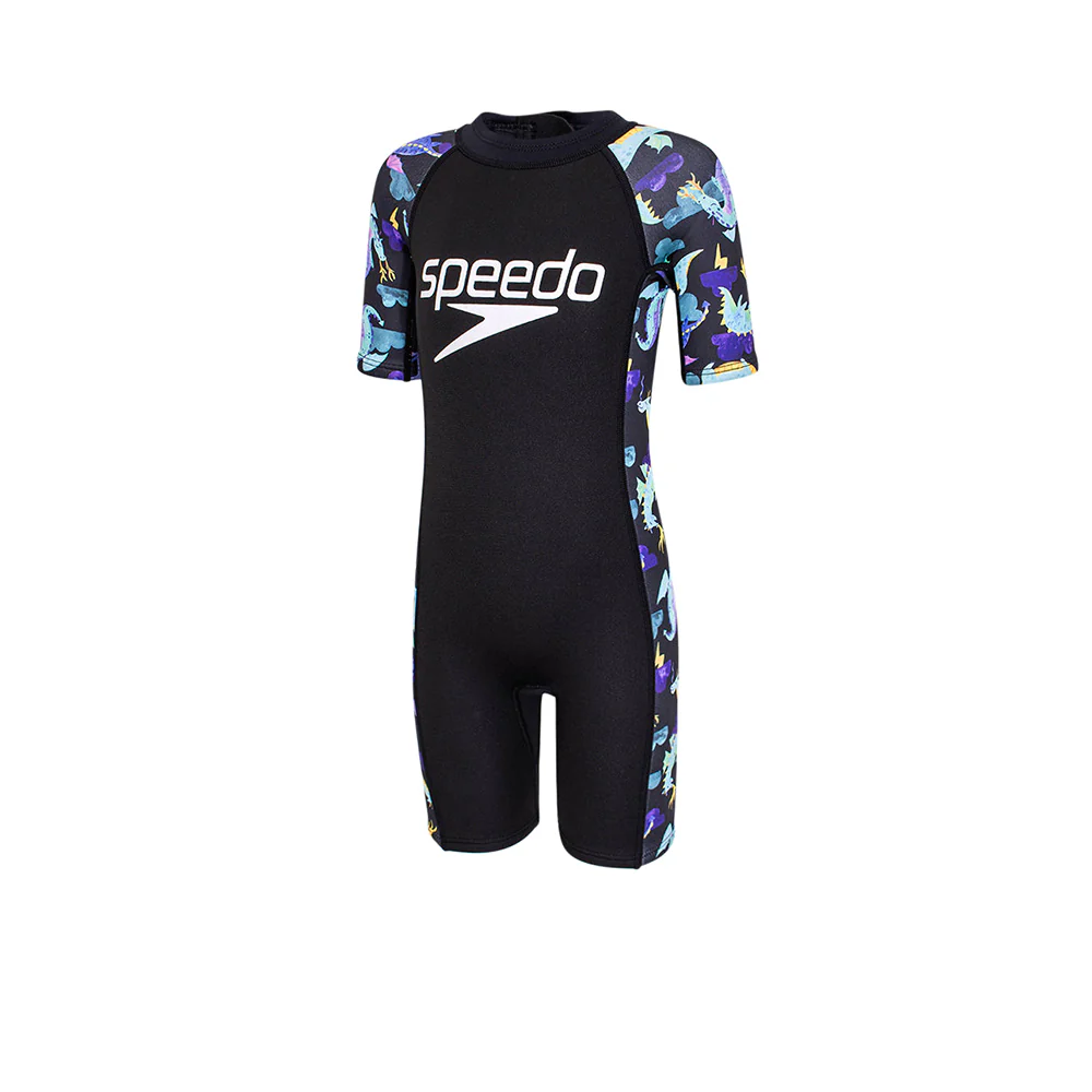 SPEEDO Neoprene Boys Swimwear - Black - 2 YEARS