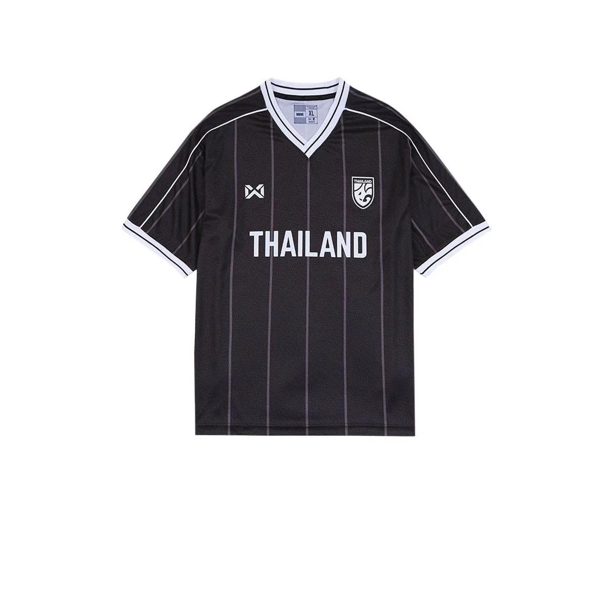 WARRIX Lifestyle Oversize 2024/25 Unisex Football Jersey - Black - L (US SIZE)