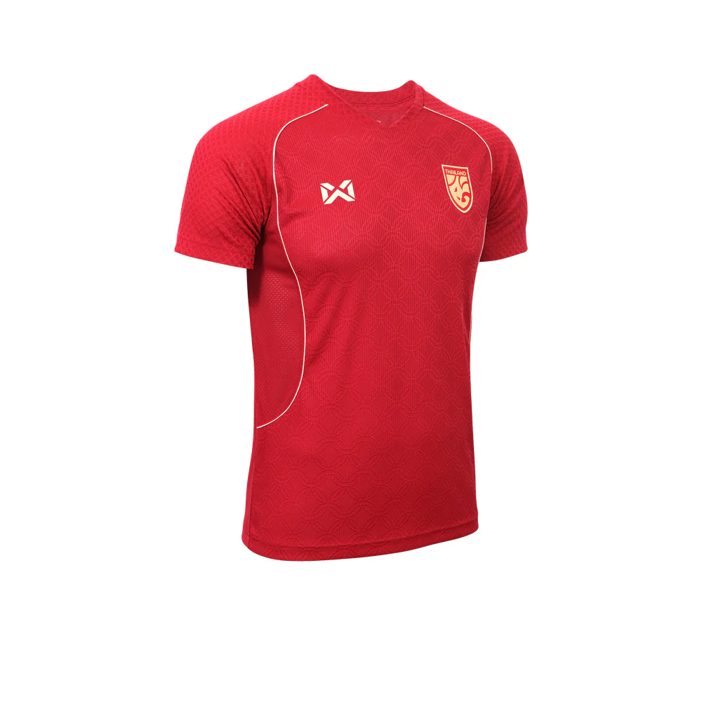 WARRIX Unisex Thailand National Team Away Replica 2025/26 Jersey - Red - 2L (ASIAN SIZE)