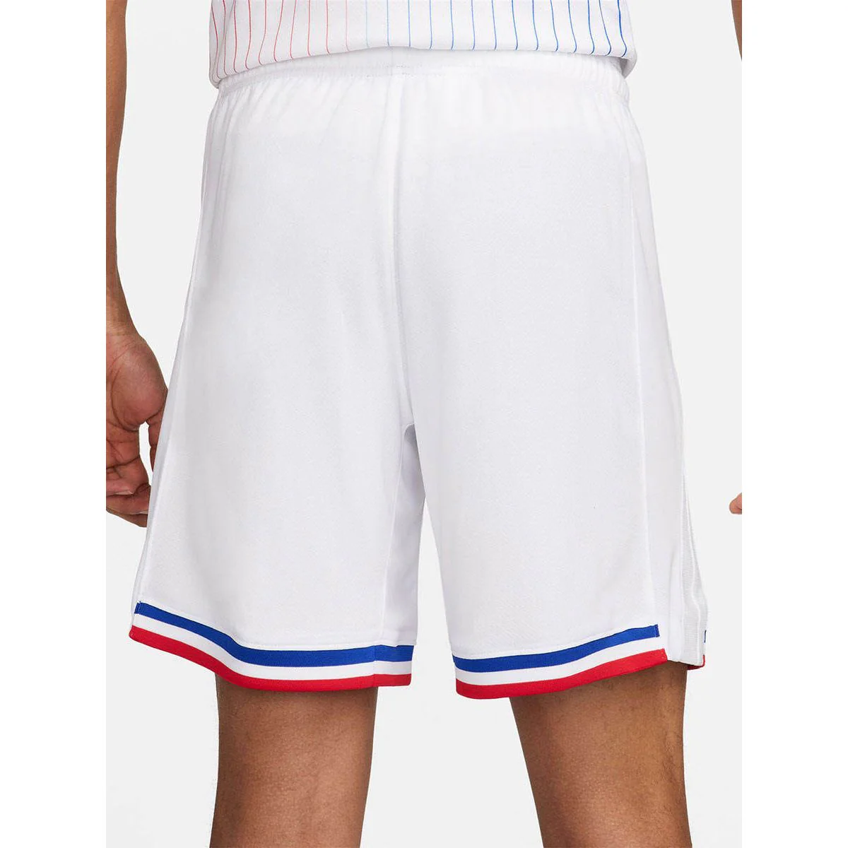 NIKE Men's FFF (France) Stadium Home 2024/25 Football Shorts - White - 2XL (US SIZE)