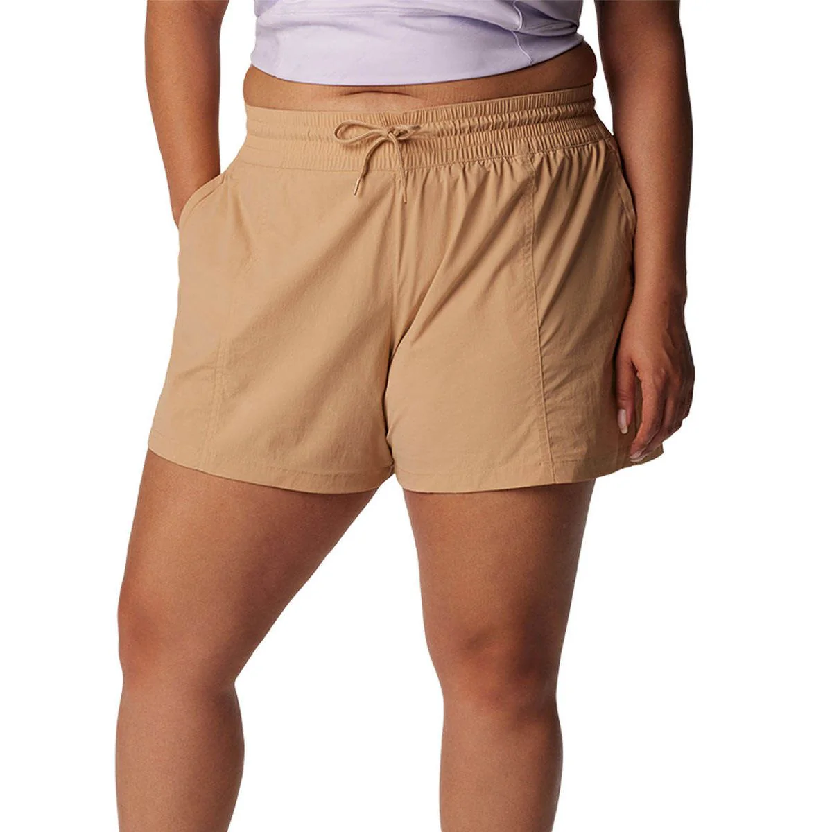 COLUMBIA Boundless Trek™ 3" Women's Shorts - Beige - L (US SIZE)