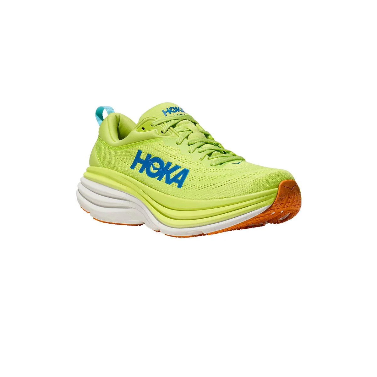 HOKA Bondi 8 Wide Men's Running Shoes - Green - US 10