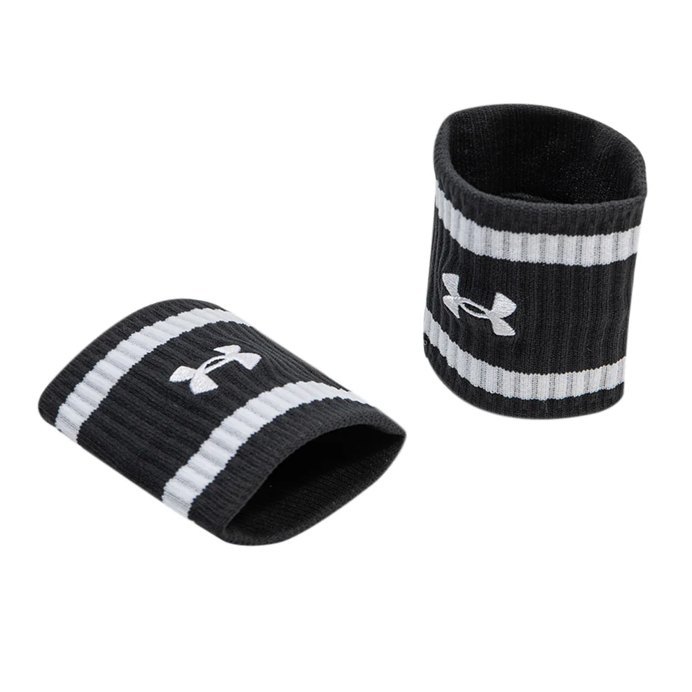UNDER ARMOUR Lightweight Terry Unisex Wristbands - Black - ONE SIZE