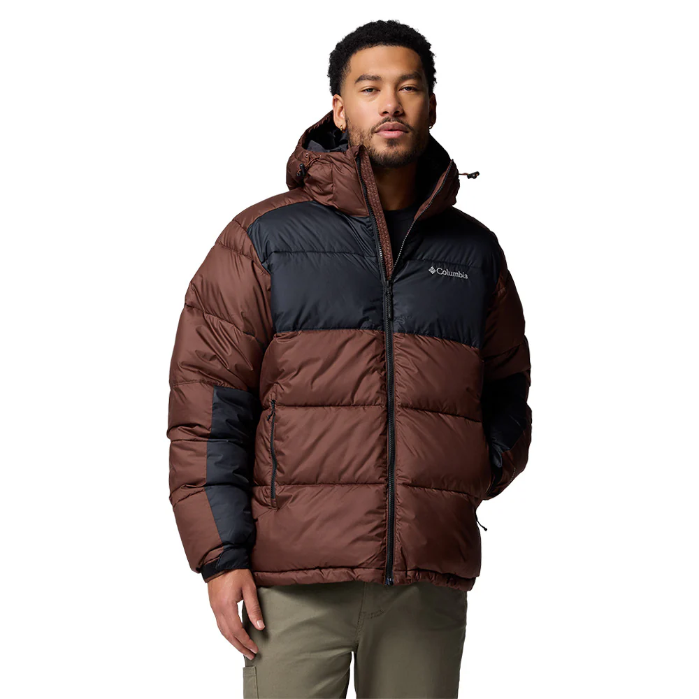 COLUMBIA Pike Lake™ II Hooded Men's Hiking Jacket - Brown - 2XL (US SIZE)