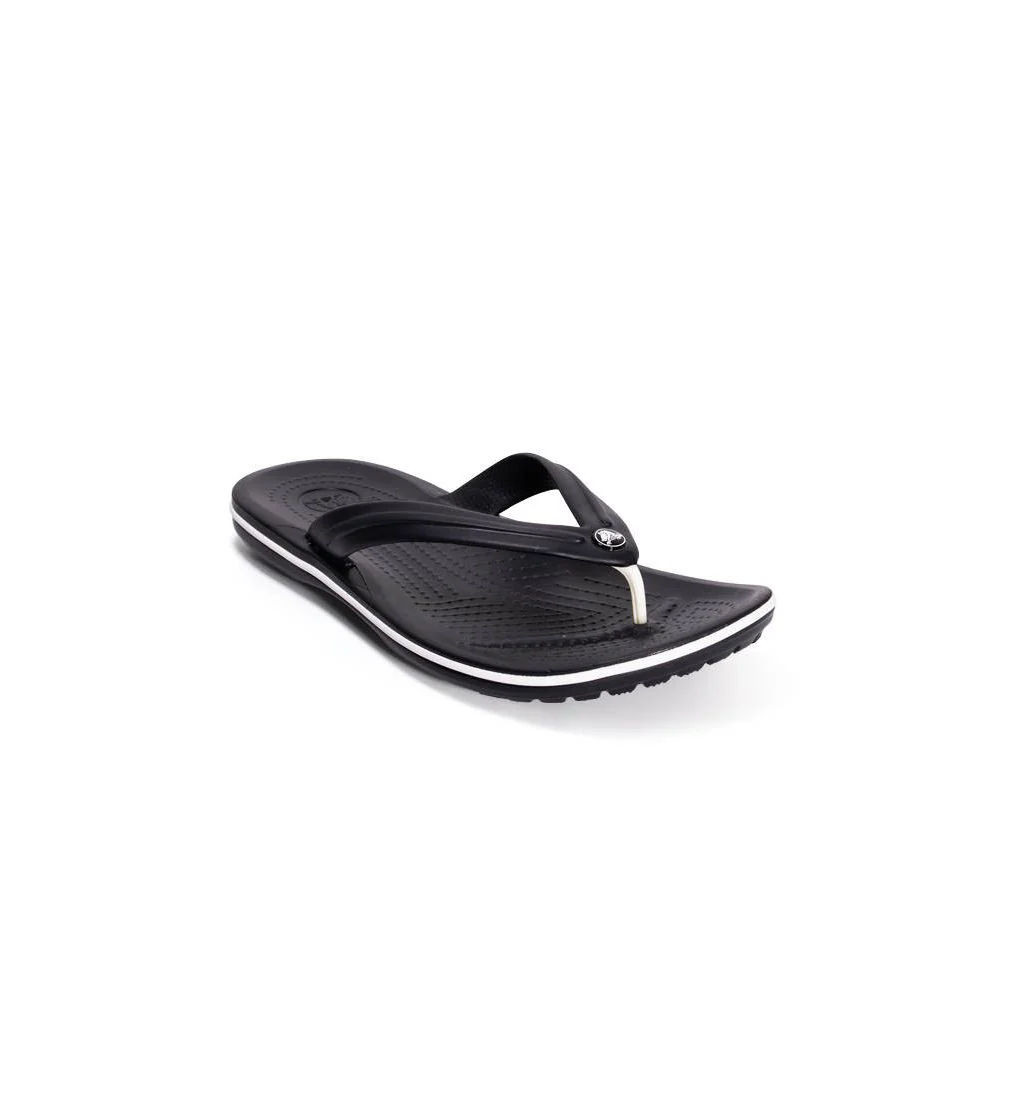 CROCS Crocband Flip Unisex Sandals - Black - US M10/W12