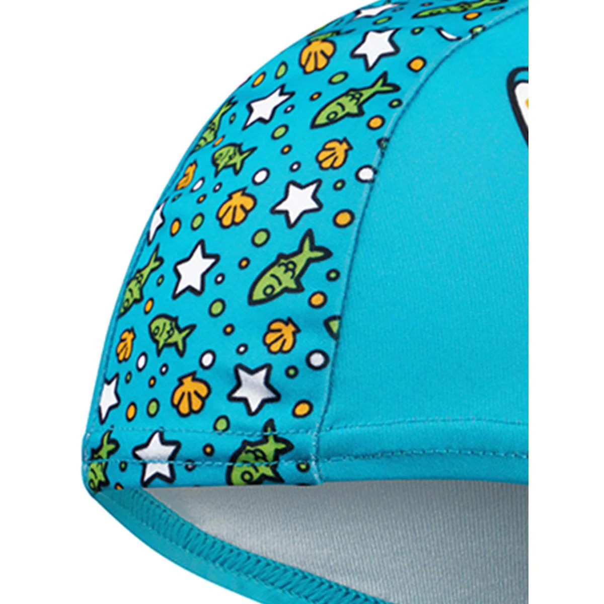 SPEEDO Printed Polyester Kids Swim Cap - Blue - ONE SIZE