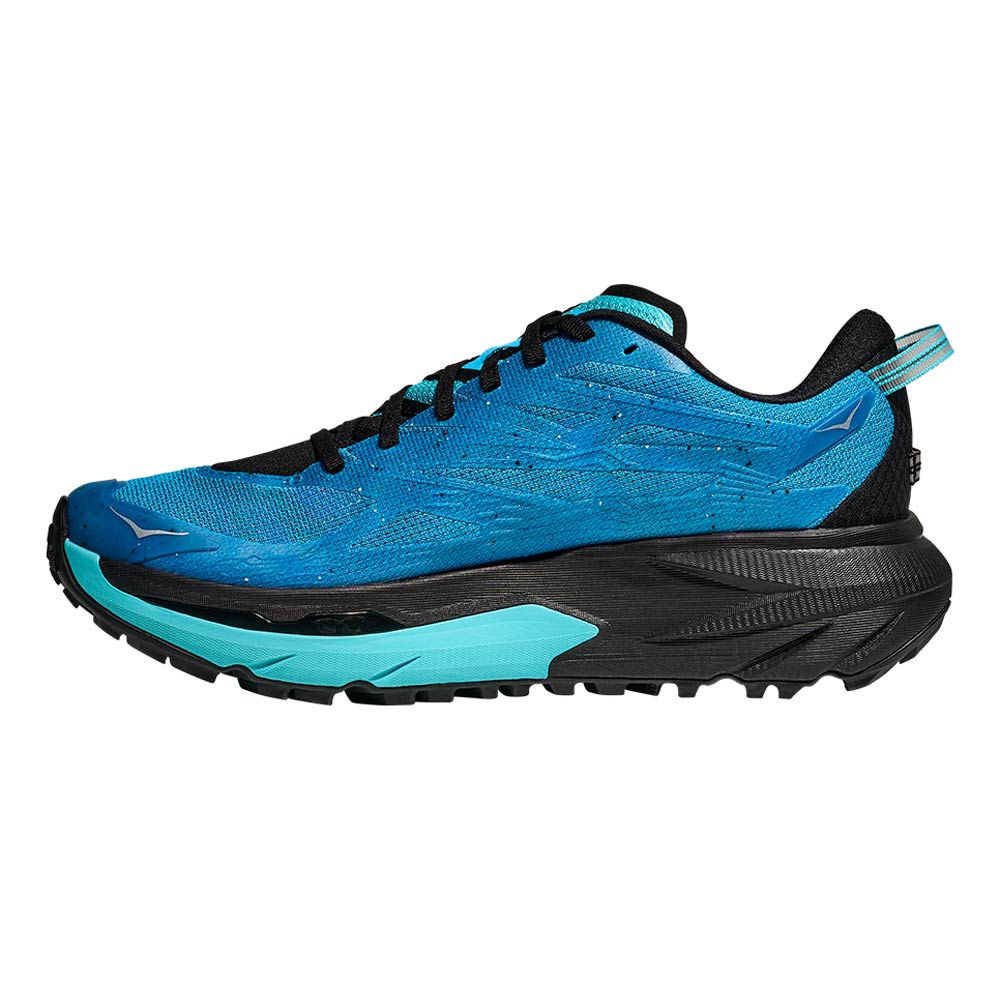 HOKA Mafate 5 Men's Trail Running Shoes - Blue - US 10
