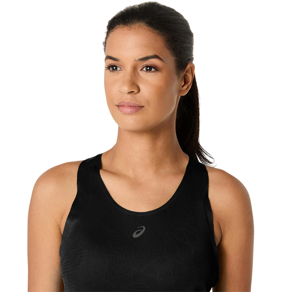ASICS Metarun Women's Running Tank - Black - L (ASIAN SIZE)