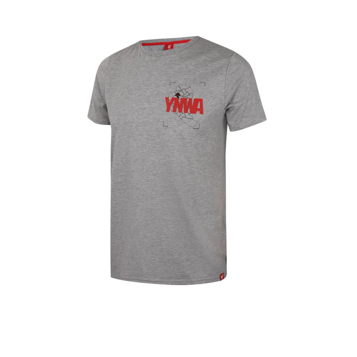 LFC Anfield Map Men's Football T-Shirt - Grey - 2XL (UK SIZE)